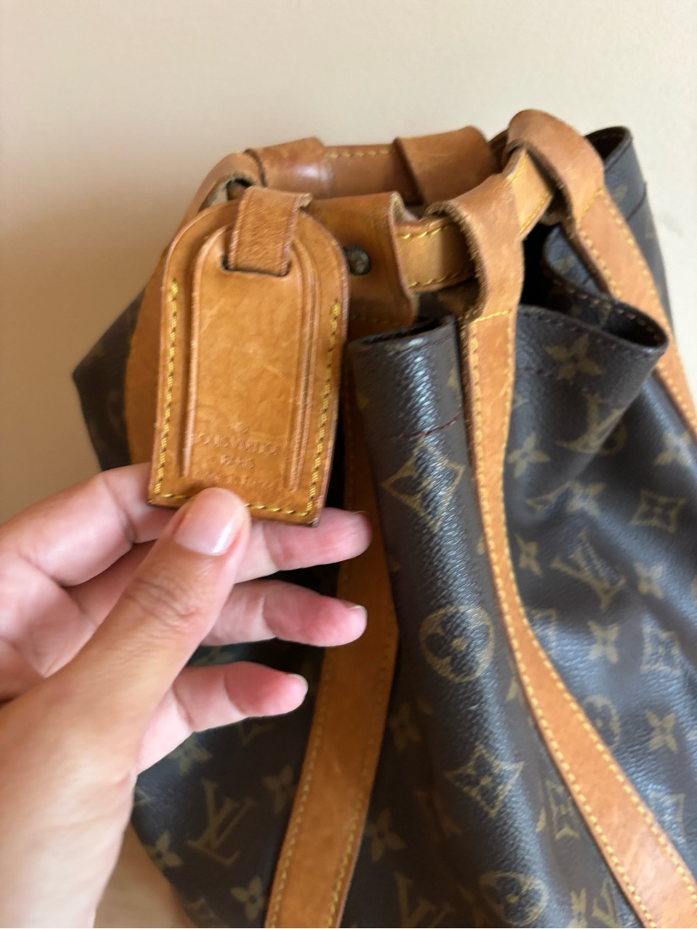 Authentic Louis Vuitton monogram backpack - Picture 3 of 7